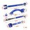 AUSO Aluminum Auto Parts Suspension System Cross Arm Rod Kit Front Pillow Tension Arm+Traction Rod+Rear Lower Traction Rods