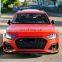 Фабричный аутлет. Бамперная сборка из ABS и ПП с решеткой стиля Rs4 для Audi A4 2020 2021