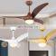 Modern Designer Decorative Vintage Bedroom Luxury Ceiling Light Remote Control Led Ceiling Fans Chandeliers & Pendant Lights