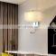 Modern Indoor Luxury Decorative Bedroom Light Bedside USB LED Wall Lamp With Wireless Charger