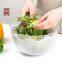 Kitchen Accessories Home and Kitchen Gadgets Salad Spinner Fruit and Vegetable Dehydr or Salad Dryer Spinners with Vegetable Basket Household