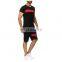 Custom Logo Sportswear Men Tracksuit Private Label Sweat Track Suit Set Shorts Pants Summer Men T Shirts