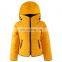 High Quality Custom Design Ladies Quilted Zipp Off Sleeve Winter Puffer hoody Jacket for women