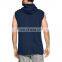 Wholesale No Drawstring Plain Short Sleeve Jumpers Men's Half Zip Hoodies with Hood