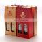 Manufacturer High end Custom Printed Single Double Cardboard Paper Glass Bottle Luxury Gift Packaging Wine Box
