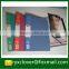 customized A4 PP stationery clear plastic pockets display book