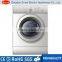 Wall mounted electronic control condenser clothes dryer with front lint filter