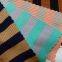 Perennial supply of a large number of rib knitted striped fabrics