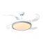 42′′ Bladeless Fan With Led Light Chandelier Modern Pendant Lights Retractable Invisible LED Ceiling Fan Light with Remote Control