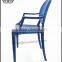 Resin Stacking Chair / PC Dining Chair / Navy Blue Chair