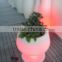 New PE plastic Flowerpot with LED light 4151