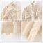2015 Fashion Layered Party Dress Long Sleeve Hollow Lace Girls Dress