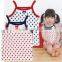 wholesale japanese cute underwear products hot selling item inner kids wear clothing camisole high quality polka dot pattern