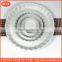 different big size ceramic stripe round shape fruit pie plate, porcelain cake baking plate,Cheese pan or flower pot plate