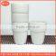 mug for sublimation wholesale cheap white porcelain round stacked coffee cup no handle tea mug