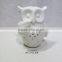 elegant porcelain owl shape candle holder