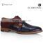 Wholesale brand names mens genuine leather shoes double monk strap