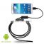 Waterproof USB Endoscope for mobile phone and compute PC laptop 2M Cable 7mm Lens USB Endoscope Pipe Inspection Camera Borescope