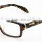 Acetate optical eyeglasses for men with multi colorful marble grain tortoise