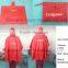 High quality customized logo disposable raincoat