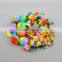 85pk Stripy Pompoms