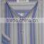 Bright color short sleeve stripes spreas collar mens dress shirt