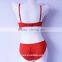 2017Christmas design most popular and hot sale young girl bra set