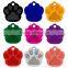Wholesale Cat Paw Shape Tags Anodized Pet Tags Aluminium