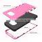 Popular dual layers protective tuff hybrid plastic case for Galaxy S7 edge