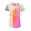 2016 custom wholesale comfortable unisex striped running tshirt