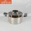 Made in China Stainless steel 5pcs Colored round shape cookware pot set