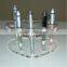 Custom Made Clear Acrylic Desk Pen Holder With DIfferent Logo
