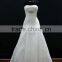 New design! Organza wedding dress with nice beading trim delicate drapping