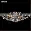Chrome Metal Crystal Ceiling Lamp Semi Flush Ceiling Light Chandelier MD83022