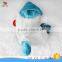 lovely christmas plush snowman shape candy bag