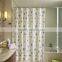 Flower Design Shower Curtains Polyester Waterproof Shower Curtain
