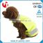 hot sale yellow orange dog and puppy reflective vest with print logo customed design pet vest