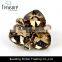 Fashion jewelry brand new fashion exaggerated three big diamond alloy ring