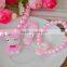 Hello Kitty children necklace Children's pearl necklace set The girl cartoon necklace