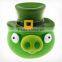 Green Pig Head Roto Casting Soft Vinyl Toy/Make design Game Characters Soft Vinyl Toys/OEM design High quality Soft Vinyl Toys