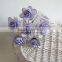 cheap artificial paper mini flowers bouquets 12 heads rose flowers