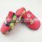 High Quality plaid patch bear wholesale kids indoor eva slipper