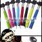 2015 customize for cell phone bluetooth selfie stick monopod