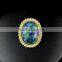 Vintage alloy oval china wholesale brooch
