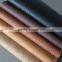 PU 0.6mm TC backing embossed leather for india market