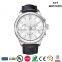 Luxury steel quartz chronograph watch for men