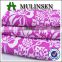 Shaoxing knitted polyester floral print spandex jacquardr fabric lycra crepe