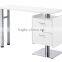 White nail salon glass top manicure table with exhaust fan                        
                                                Quality Choice
                                                    Most Popular