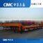 60 tons China new 3 axles low bed trailer / flatbed semi trailer truck factory manufacturer