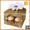 high quality cake paper box with clear window